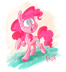 Size: 800x879 | Tagged: safe, artist:amyvstheworld, pinkie pie, earth pony, pony, female, mare, pink coat, pink mane, simple background, solo, transparent background