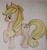 Size: 2365x2531 | Tagged: safe, artist:blindfaith-boo, applejack, earth pony, pony, raised hoof, solo, traditional art