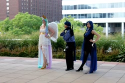 Size: 960x640 | Tagged: safe, artist:hello-kt-cosplay, princess celestia, princess luna, human, cosplay, irl, irl human, photo