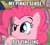 Size: 415x374 | Tagged: safe, pinkie pie, earth pony, pony, face, image macro, meme, pinkie sense, raised eyebrow, solo