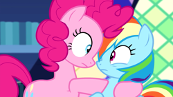 Size: 1280x720 | Tagged: safe, derpibooru import, screencap, pinkie pie, rainbow dash, equestria girls, rainbow rocks