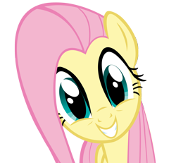 Size: 1084x1000 | Tagged: safe, artist:drunkhedgehog, fluttershy, pegasus, pony, simple background, solo, squee, transparent background, vector