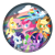 Size: 600x600 | Tagged: safe, artist:snow angel, derpibooru import, applejack, fluttershy, pinkie pie, rainbow dash, rarity, spike, twilight sparkle, dragon, earth pony, pegasus, pony, unicorn, mane seven, mane six, simple background, transparent background