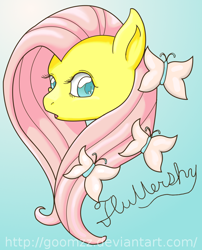 Size: 962x1192 | Tagged: safe, artist:goomzz, fluttershy, pegasus, pony, female, mare, pink mane, solo, yellow coat