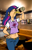 Size: 577x906 | Tagged: safe, derpibooru import, twilight sparkle, alcohol, belly button, clothes, drinking, humanized, jeans, midriff, solo