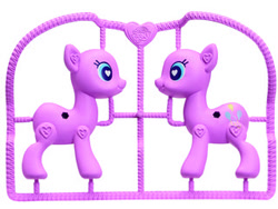 Size: 320x240 | Tagged: safe, pinkie pie, earth pony, pony, heart, my little pony pop!, official, sprue pony, toy