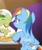 Size: 955x1132 | Tagged: safe, derpibooru import, screencap, granny smith, rainbow dash, pegasus, pony, grannies gone wild, chips, cropped, food, nachos, sitting, solo