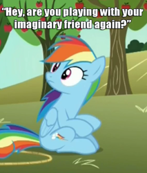 Size: 752x881 | Tagged: safe, derpibooru import, edit, edited screencap, screencap, rainbow dash, pegasus, pony, grannies gone wild, apple tree, caught, cropped, cute, female, mare, solo, tree, tulpa