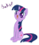 Size: 686x782 | Tagged: safe, artist:celerypony, derpibooru import, twilight sparkle, cute, happy, solo