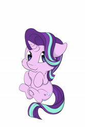 Size: 3265x4928 | Tagged: safe, artist:melodis, starlight glimmer, pony, unicorn, chibi, cute, simple background, white background