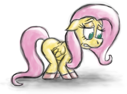 Size: 1585x1179 | Tagged: safe, artist:colossalstinker, fluttershy, pegasus, pony, female, mare, pink mane, solo, yellow coat