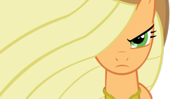 Size: 1191x670 | Tagged: safe, artist:buttsurgeon, applejack, earth pony, pony, female, mare, serious face, solo