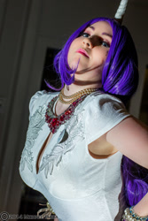 Size: 600x900 | Tagged: safe, artist:d0nkarnage, rarity, human, cosplay, irl, irl human, photo