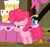 Size: 312x295 | Tagged: safe, pinkie pie, earth pony, pony, bedroom eyes, filly, foal, solo