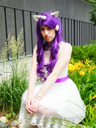 Size: 1937x2582 | Tagged: safe, artist:nyahproductions, rarity, human, cosplay, irl, irl human, photo