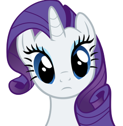 Size: 7901x8098 | Tagged: safe, artist:slb94, rarity, pony, unicorn, absurd resolution, inverted mouth, simple background, solo, transparent background, vector