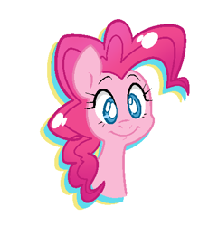 Size: 444x461 | Tagged: artist needed, dead source, safe, pinkie pie, earth pony, pony, smiling, solo