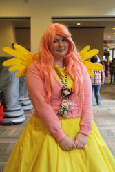 Size: 1280x1920 | Tagged: safe, fluttershy, human, clothes, cosplay, irl, irl human, photo, sweater, sweatershy