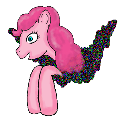 Size: 310x305 | Tagged: safe, artist:ridleywolf, pinkie pie, earth pony, pony, female, fourth wall, mare, pink coat, pink mane, solo