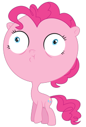 Size: 6000x8894 | Tagged: safe, artist:masem, pinkie pie, earth pony, pony, simple ways, .svg available, absurd resolution, airhead, balloon, head, simple background, solo, transparent background, vector, wat