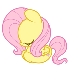 Size: 300x274 | Tagged: safe, artist:miikanism, fluttershy, pegasus, pony, female, mare, sleeping, solo