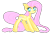 Size: 1200x800 | Tagged: safe, artist:tearzah, fluttershy, pegasus, pony, female, mare, pink mane, solo, yellow coat