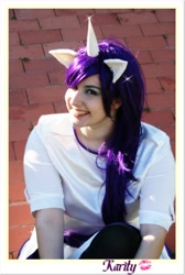 Size: 646x960 | Tagged: safe, artist:alexye, rarity, human, cosplay, irl, irl human, photo