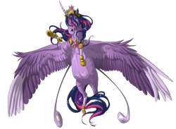 Size: 1024x749 | Tagged: safe, artist:germandark, derpibooru import, twilight sparkle, twilight sparkle (alicorn), alicorn, pony, female, hoers, mare, older, realistic, solo