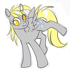 Size: 642x652 | Tagged: safe, artist:zaphy1415926, derpy hooves, pegasus, pony, female, mare, solo