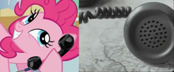 Size: 739x308 | Tagged: safe, pinkie pie, earth pony, pony, 2011, ana ng, exploitable meme, meme, phone, phone meme, solo, they might be giants