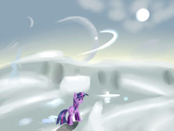 Size: 1200x900 | Tagged: safe, artist:camaine, derpibooru import, twilight sparkle, scenery, solo