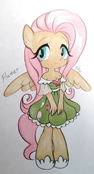 Size: 621x1148 | Tagged: safe, artist:shu, fluttershy, anthro, equestria girls, ambiguous facial structure, pixiv, solo