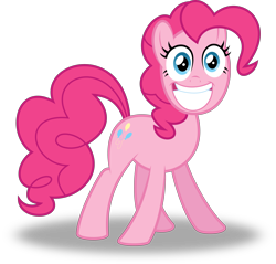 Size: 5233x4997 | Tagged: safe, artist:soren-the-owl, pinkie pie, earth pony, pony, .svg available, absurd resolution, faic, simple background, solo, transparent background, vector