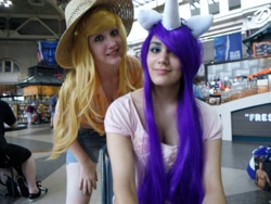 Size: 3072x2304 | Tagged: safe, artist:kmcwilliams94, applejack, rarity, human, cosplay, irl, irl human, photo