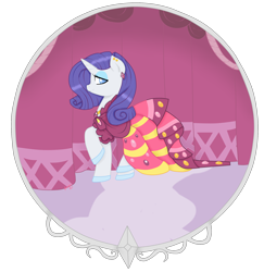 Size: 2100x2159 | Tagged: safe, artist:ashourii, rarity, pony, unicorn, clothes, dress, gala dress