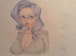 Size: 2592x1936 | Tagged: safe, artist:samaelalighieri, rarity, human, breasts, female, humanized, raritits, solo