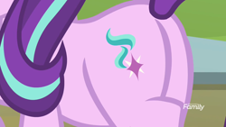 Size: 1920x1080 | Tagged: safe, screencap, starlight glimmer, pony, unicorn, the parent map, butt, butt only, glimmer glutes, plot, solo