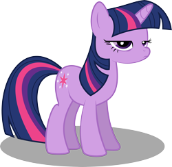 Size: 5916x5772 | Tagged: safe, artist:iluvkoekjes, derpibooru import, twilight sparkle, absurd resolution, seriously, simple background, solo, transparent background, unamused, vector