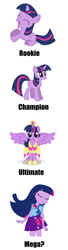 Size: 750x2773 | Tagged: safe, derpibooru import, twilight sparkle, twilight sparkle (alicorn), unicorn twilight, alicorn, pony, unicorn, equestria girls, digimon, digivolution, female, filly, filly twilight sparkle, foal, mare, meta, simple background, white background, younger