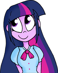 Size: 910x1155 | Tagged: safe, artist:strangiesleepy, derpibooru import, twilight sparkle, equestria girls, cute, oh you, solo, twiabetes