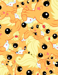 Size: 1024x1325 | Tagged: safe, artist:spring breeze, applejack, earth pony, pony, babyjack, clones, foal, jackletree, multeity, so much pony