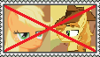 Size: 113x65 | Tagged: safe, artist:fairykitties22, applejack, braeburn, earth pony, pony, anti-shipping, braejack, deviantart stamp, female, male, request, shipping, stamp, straight