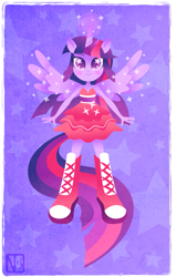 Size: 497x783 | Tagged: safe, artist:disfiguredstick, derpibooru import, twilight sparkle, equestria girls, solo