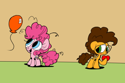 Size: 4500x3000 | Tagged: safe, artist:joeywaggoner, cheese sandwich, pinkie pie, earth pony, pony, pinkie pride, balloon, cheesepie, colt, female, filly, glasses, hearts and hooves day, male, straight