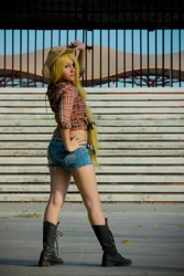 Size: 640x960 | Tagged: safe, artist:deniisseh, applejack, human, cosplay, irl, irl human, photo, solo