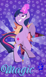 Size: 400x659 | Tagged: safe, artist:bunnimation, derpibooru import, twilight sparkle, pony, unicorn, female, horn, mare, purple coat, purple mane, solo