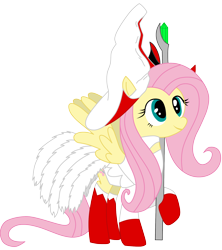 Size: 1876x2110 | Tagged: safe, artist:bloodey3, fluttershy, bravely default, cosplay, solo, white mage