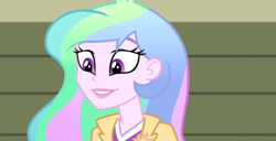 Size: 1360x696 | Tagged: safe, screencap, princess celestia, equestria girls, rainbow rocks, cute, cutelestia, pinklestia, solo