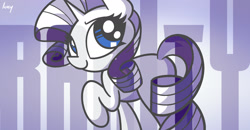 Size: 1920x1000 | Tagged: safe, artist:inkypsycho, rarity, pony, unicorn, female, horn, mare, solo, white coat