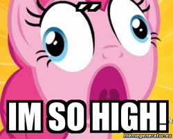 Size: 400x322 | Tagged: safe, screencap, pinkie pie, earth pony, pony, filli vanilli, caption, derp, exploitable meme, funny, image macro, meme, memegenerator, solo